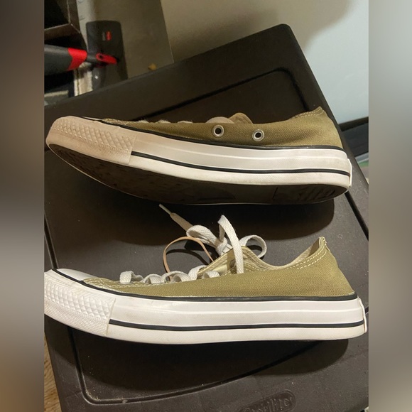 Navy Green Converse Shoes - Picture 4 of 6